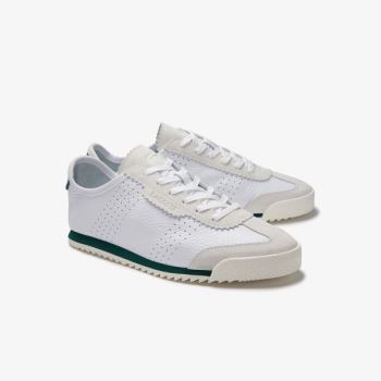 Lacoste Ascenta Leather and Suede Sneakers Dámské - Tenisky Bílé | CZ-OZpbvZ